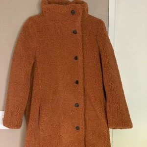 Teddy Sherpa Top Coat | Adobe Clay